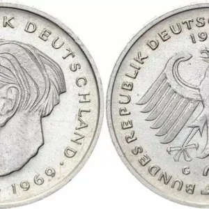 Allemagne 2 Mark Theodore Heuss - 1970 G Expédition Rapide