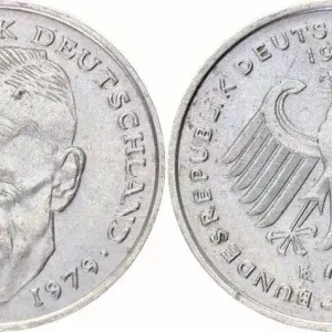 Certifié Allemagne 2 Mark Theodore Heuss - 1979 F