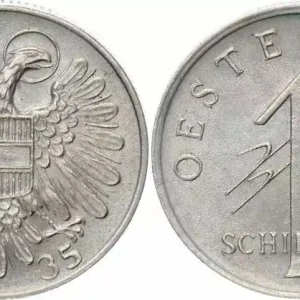 Autriche 1 Schilling Aigle à deux têtes - 1935 Top Vente