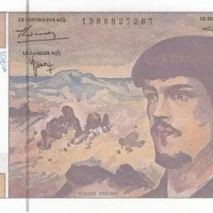 Prix Cassé Billet France 20 Francs Debussy - 1997 Série O.056