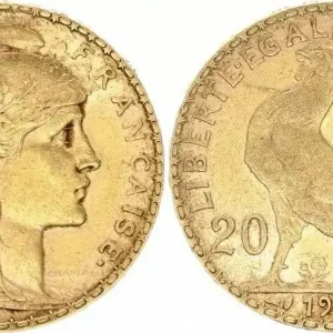 Vente Directe France 20 Francs Marianne - Coq 1910