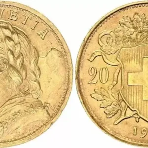 Suisse 20 Francs Vreneli 1947 - B Bon Plan