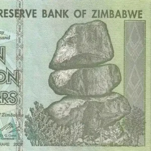 Exclusif Billet Zimbabwe 10000 Millard de $, Chiremba - 2008
