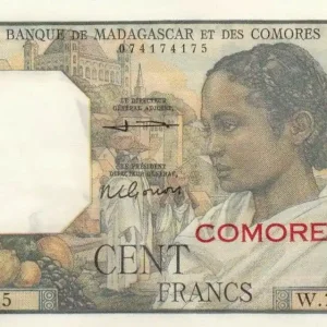 Billet Comores 100 Francs Femmes - 1963 Prix Bas