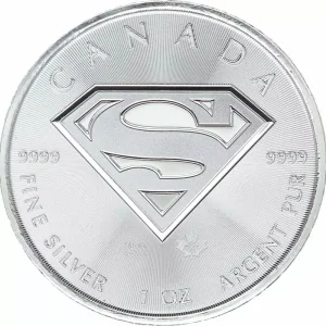 Dernière Chance Canada 5 Dollars Elisabeth II - 1 Once Superman Argent 2016