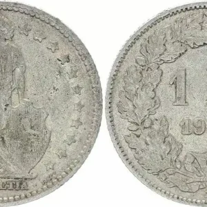 Jusqu’à Épuisement Des Stocks Suisse 1 Franc Helvetia - 1911 B Berne