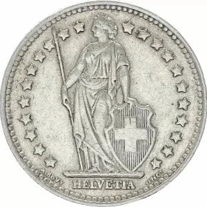 Must-Have Suisse 1 Franc Helvetia - 1952 B Berne