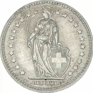 Édition Limitée Suisse 1 Franc Helvetia - 1960 B Berne
