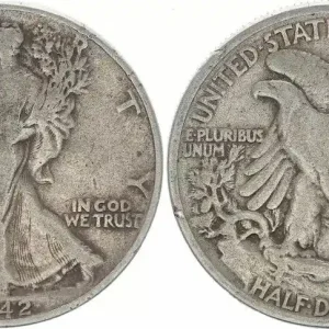 Top Vente USA 1/2 Dollar Liberty, Aigle - 1942