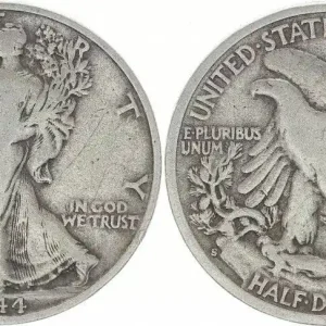 USA 1/2 Dollar Liberty, Aigle - 1944 Remise