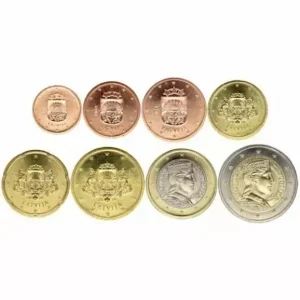 Commande En Gros Lettonie Série de 8 pièces - 2016