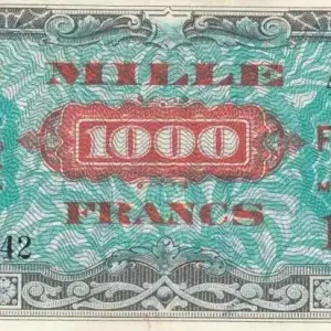 Billet France 1000 Francs Impr. américaine (France) - 1945 série 3 Offre Du Jour