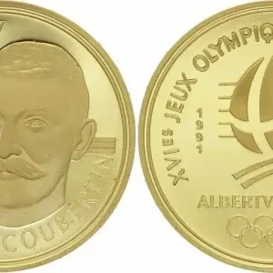 Nouveauté France 500 Francs Pierre de Coubertin - JO Albertville 1991-1992