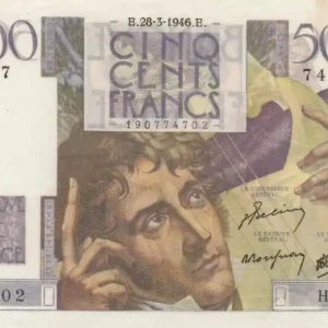 Artisanat Billet France 500 Francs Chateaubriand - H.77 - 28-03-1946