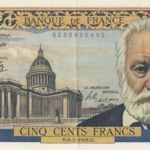 Offre Limitée Billet France 500 Francs Victor Hugo - O.94 - 1958