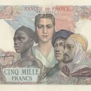 Billet France 5000 Francs Empire Français - J.466 - 1945 Premium