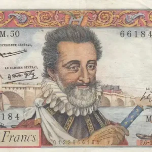 Dernier Modèle Billet France 5000 Francs Henri IV - 06-03-1958 - M.50