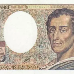 Billet France 200 Francs Montesquieu - 1992 Série C.131 Quantité Limitée