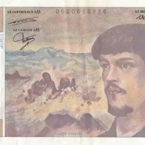 Billet France 20 Francs Debussy - V.021 - 1987 Haute Qualité