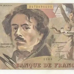Gros Lot Billet France 100 Francs Delacroix - Y.87 - 1984