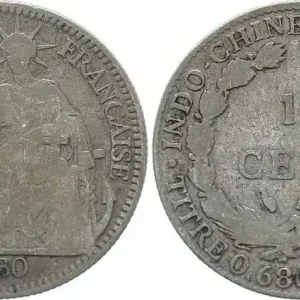 Indo-Chine Fr. 10 Cents République et Laurier - A-Paris - 1931 Dernière Chance
