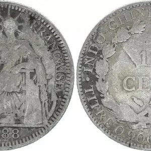 Super Prix Indo-Chine Fr. 10 Cents République et Laurier - A-Paris - 1888