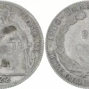 Jusqu’à Épuisement Des Stocks Indo-Chine Fr. 20 Cents Liberté assise - A-PARIS - 1922