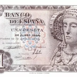 Billet Espagne 1 Peseta Mme d Elche - 1948 Offre Spéciale
