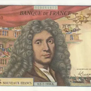 Billet France 500 NF Molière - 02-07-1959 - Série F.2 Dernier Modèle
