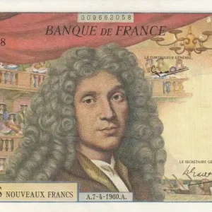 Billet France 500 NF Molière - 07-04-1960 Série X.4 Haute Qualité
