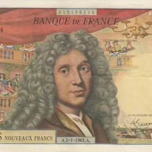 Super Prix Billet France 500 NF Molière - 05-01-1961 Série B.7