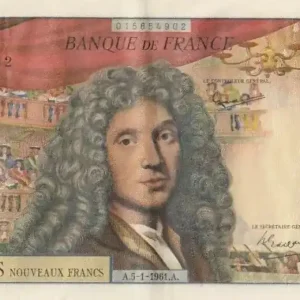 Édition Limitée Billet France 500 NF Molière - G.7 - 05-01-1961
