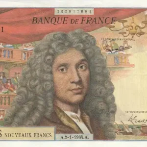 Billet France 500 NF Molière - J.13 - 02-01-1964 Nouvelle Collection