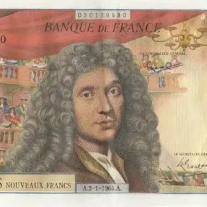 Billet France 500 NF Molière - B.13 - 02-01-1964 Commander Vite
