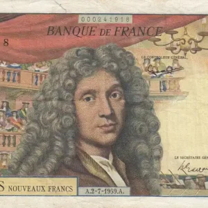 Billet France 500 NF Molière - C.1 - 02-07-1959 Super Prix