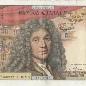 Billet France 500 NF Molière - U.2 - 02-07-1959 Promotion Saisonnière