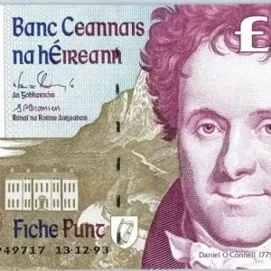 Billet Irlande 20 Pounds D. O'Connell - Dublin - 1993 Top Qualité