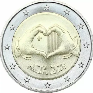 Usine Directe Billet Malte 2 Euro Love Malta - 2016