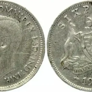 Australie 6 Pence George VI - 1948 Remise