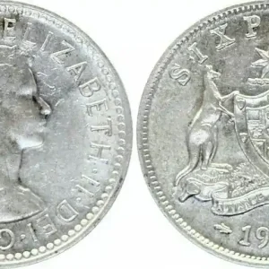 Australie 6 Pence Elizabeth II - 1959 Solde