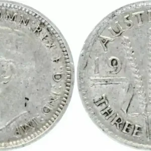Australie 3 Pence George VI - Argent - S - 1944 Meilleure Vente