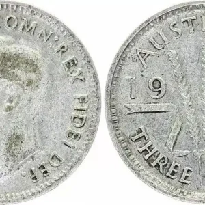 Promotion Australie 3 Pence Georges VI - 1949