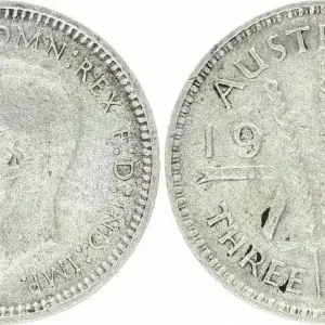 Australie 3 Pence Georges VI - 1947 Édition Limitée
