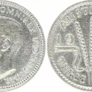 Australie 3 Pence Georges VI - 1948 Meilleur Choix