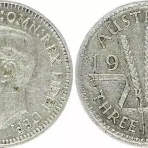 Pas Cher Australie 3 Pence Georges VI - 1952