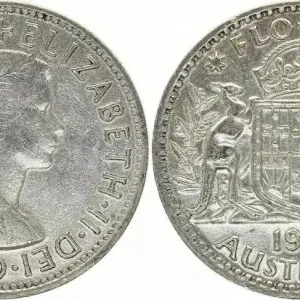 Meilleur Prix Australie 1 Florin Elizabeth II - Argent - 1960
