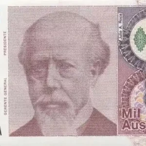 Billet Argentine 1000 Australes J. A. Roca - Liberté - 1988 - 90 Dernière Chance