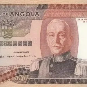 Super Prix Billet Angola 100 Escudos M. Carmona - Palmiers - 1972