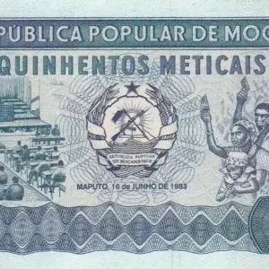 Billet Mozambique 500 Meticais Assemblée - Etudiants, chimistes - 1983 Commander Vite