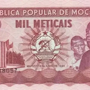 Billet Mozambique 1000 Meticais Président S.Machel - Travailleurs - 1989 Petit Prix